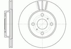 Диск тормозной вентилируемый G-brake  GR-02205