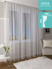 Тюль сетка в гостиную 260 х 400