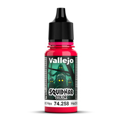 Vallejo Squidmar Color Fluorescent Hex — флуоресцентная акриловая краска, 18 мл (74.258)