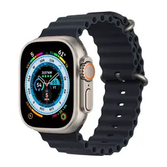 Умные часы Apple Watch Ultra GPS + Cellular, 49mm, Titanium Midnight Ocean Band (Темная ночь)