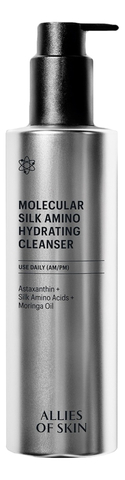 ALLIES OF SKIN Molecular Silk Amino Hydrating Cleanser Очищающее увл сред с аминокислот щелка 250 мл