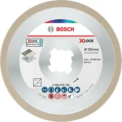 Алмазный отрезной диск Standard for Ceramic X-LOCK 125x22,23x1,6x7 BOSCH 2608615138