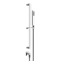 Gessi Rettangolo 20142#031 Душевая стойка с ручным душем и выводом воды из стены, цвет: хром фото