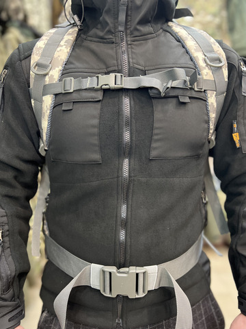 Рюкзак Grizzly 75 л Серая Цифра