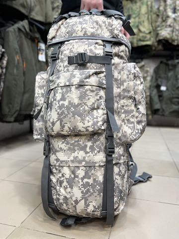 Рюкзак Grizzly 75 л Серая Цифра