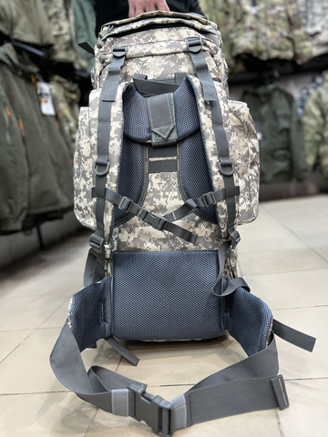 Рюкзак Grizzly 75 л Серая Цифра