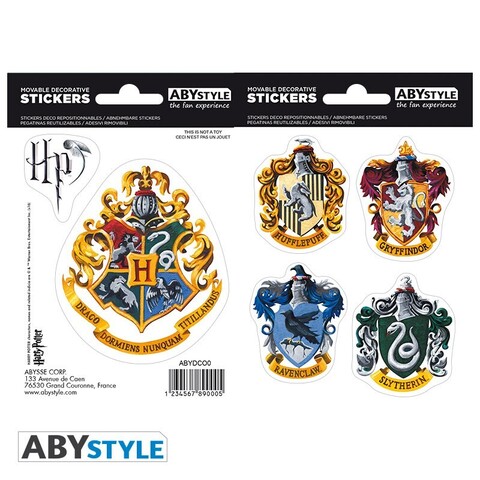 Наклейки Harry Potter Hogwarts Houses