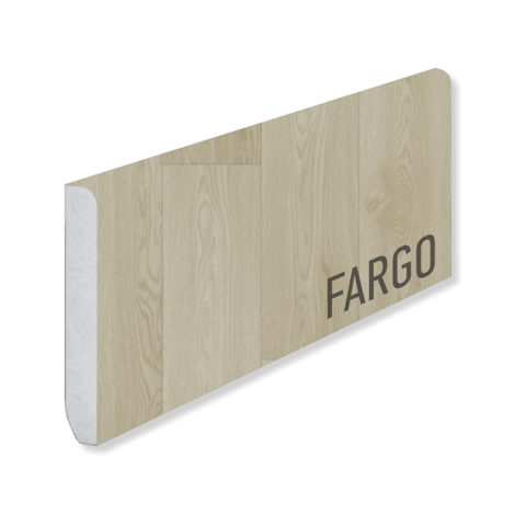Кварцевый плинтус Fargo JC 18001-35 Ясень Белый