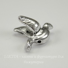 Бусина металлическая