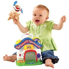 Fisher Price Обучающий домик со щенком, рус/англ (X2731)