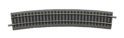 Рельсы радиусные R9 908 мм/15° на подложке, уп. 6 шт.