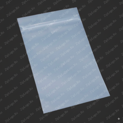 Белый матовый пакет Zip-Lock 8×12 см, 80 мкм