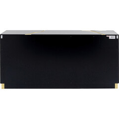 Комод широкий Cracked Black Gold 165x80 см