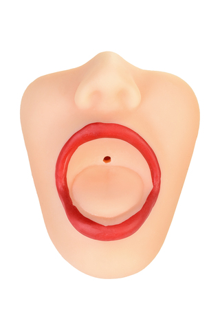 Мастурбатор реалистичный Juicy Pussy by TOYFA Juicy Lips, рот, TPR, телесный, 12,6 см