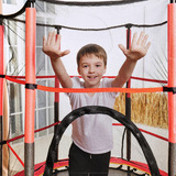 Батут детский DFC TRAMPOLINE-RED 55" с сеткой фото №17