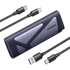 Корпус для SSD UGREEN CM767 (15813) M.2 NVMe / M.2 SATA SSD Enclosure USB-C