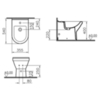 VitrA S50 5325B003-0288 Биде напольное