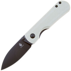 Фото Складной нож Kizer Yorkie Black, сталь M390, рукоять White G10
