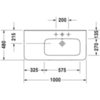 Duravit DuraStyle 2326100000 Раковина мебельная