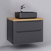 Jorno Wood.01.80/P/GR Тумба Wood 80 подвесная, серая