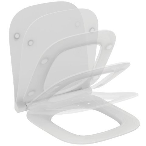 Ideal Standard i.life S T532901 Сиденье и крышка для унитаза с функцией плавного закрытия, дюропласт, с функцией fast fix (легкосъемное)