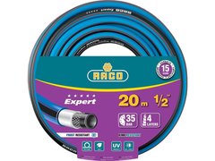 RACO EXPERT, 1/2″, 20 м, 35 атм, четырёхслойный, армированный, поливочный шланг (40302-1/2-20)