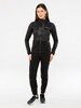 Женский тренировочный лыжный костюм Moax Tauri Pro Hybrid Softshell черный - 1