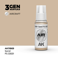 Акриловая краска AK Interactive Sand FS 33531 3GEN AIR, 18мл