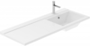 Aquanet Токио 239210 Тумба с раковиной, цвет: белый