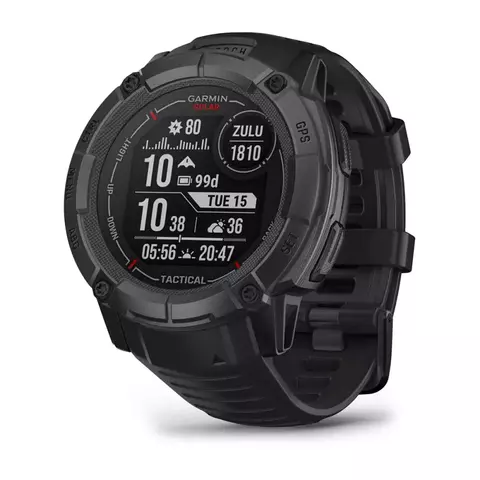 Garmin Instinct 2X Solar Tactical — Black