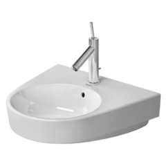 Duravit 858340000 Полупьедестал для раковины 195х175 мм (для 232365, 232360, 232355) цвет белый фото