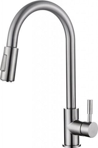 BelBagno Nova BB-LAM31A-IN Смеситель для кухни, цвет: серый