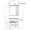 Aquanet 173128 Тумба под раковину