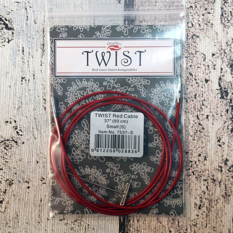 Трос для спиц № 2,75-5 TWIST Red Cable Small (S) 93 см