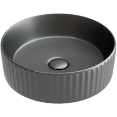 Ceramica Nova Element CN6057MDH Умывальник чаша накладная круглая, 36x36, цвет: темный антрацит матовый фото
