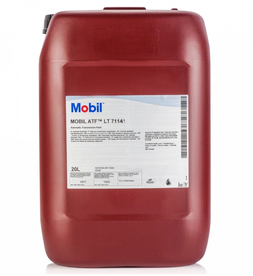 Масло трансмиссионное Mobil ATF LT 71141 полусинтетическое, 20л