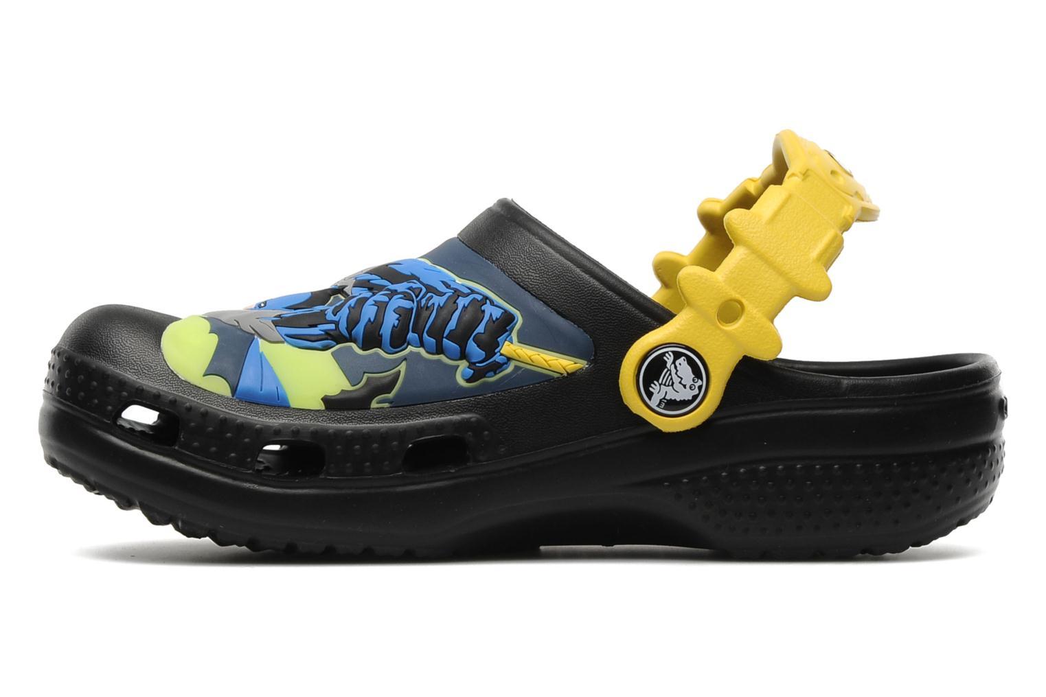 Сабо Крокс (Crocs) пляжные шлепанцы кроксы для мальчиков, цвет черный