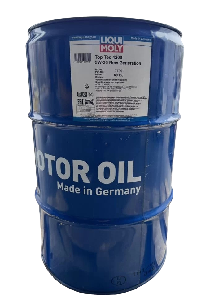 Моторное масло Liqui Moly Top Tec 4200 5W30, синтетическое, 60л