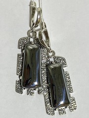 Тамбре (серьги из серебра)