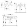 Duravit 858340000 Полупьедестал для раковины 195х175 мм (для 232365, 232360, 232355) цвет белый