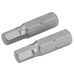 TOLSEN (TT20233) Набор вставок (бит) торцевых 1/4", Hex, 3 мм, 25 мм, 2 предмета