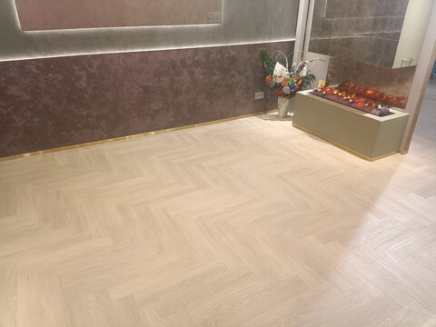 Кварц-виниловая плитка My Step Aqua LVT Елка - Дуб Вета (MSAG06)