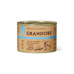 Консервы для собак GRANDORF Beef sweet potato cauliflower pate Монопротеиновый паштет из говядины с бататом и цветной капустой 6шт по 200гр