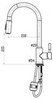 BelBagno Nova BB-LAM31A-IN Смеситель для кухни, цвет: серый
