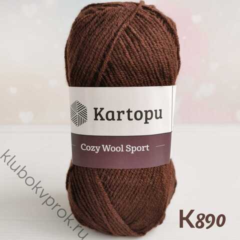 KARTOPU COZY WOOL SPORT K890, Коричневый