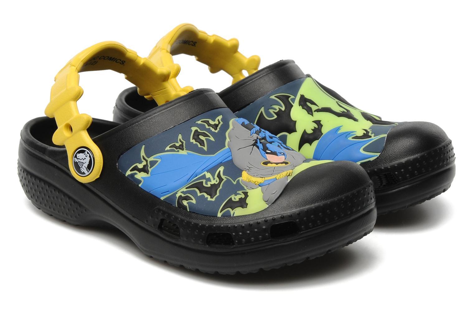 Сабо Крокс (Crocs) пляжные шлепанцы кроксы для мальчиков, цвет черный