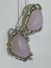 Морские камни (серьги из серебра)