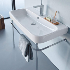 Duravit Happy D.2 30791000 Металлическая консоль регулировка по высоте + 50мм, хром, для умывальника фото
