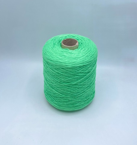Бобинная пряжа (пр.Италия), art.Cotone, 350м/100 гр. 100%Хлопок, цвет-Разбеленно-зеленый , арт.34811