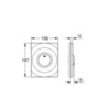 GROHE Surf 37063SH0 Клавиша смыва для писсуара